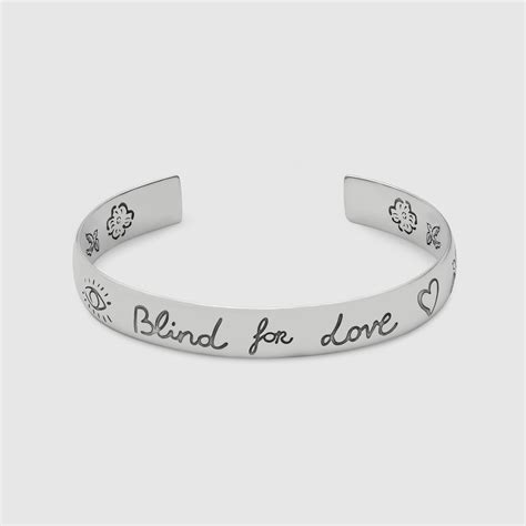 gucci blind for love bracelet